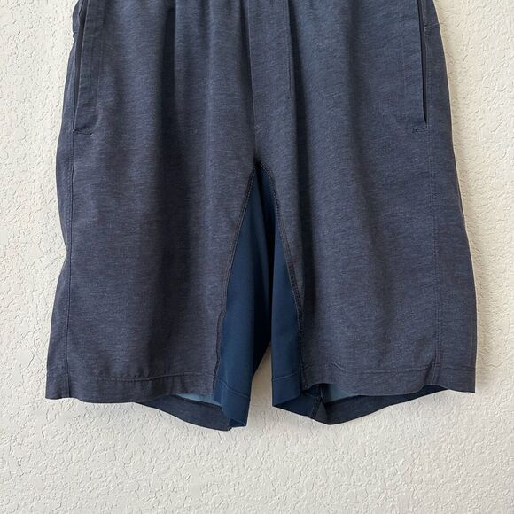 LULULEMON T.H.E Short Linerless 9" Performance Shorts M7Y50S Heather Blue - Picture 3 of 9